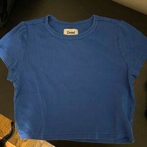 Elwood baby tee cobalt blue size m